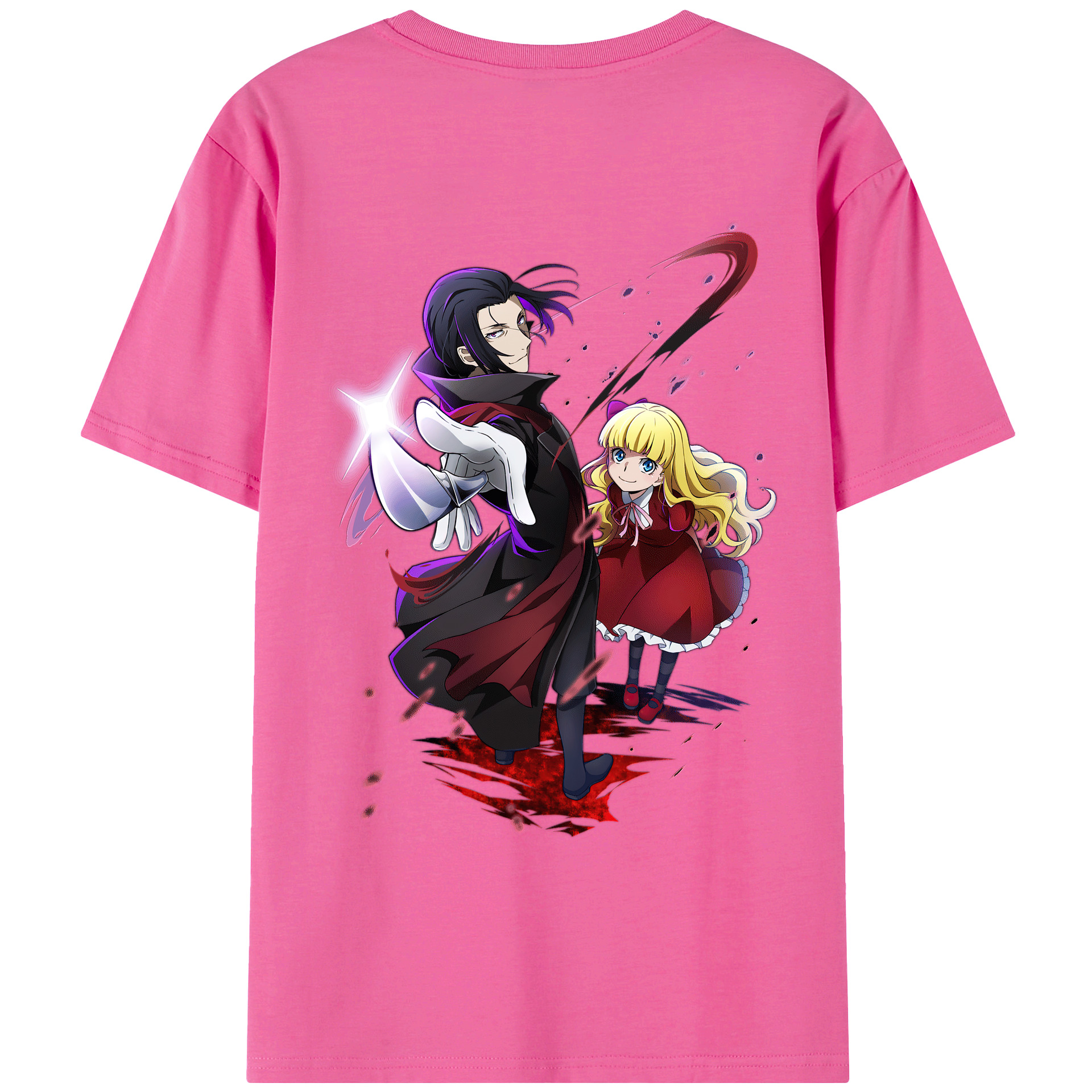 （画像用） 文豪ストレイドッグス Bungo Stray Dogs レディース半袖Tシャツ(バックプリント)